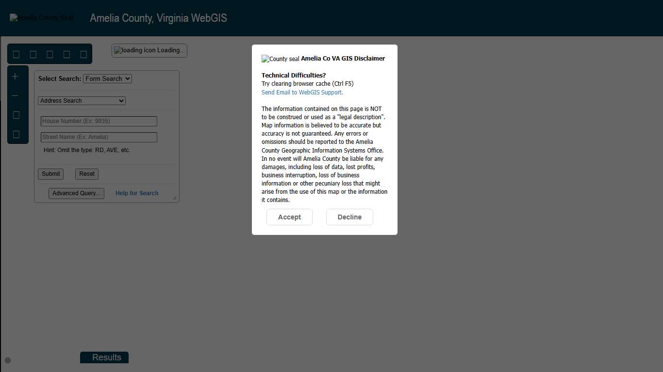 Amelia County WebGIS