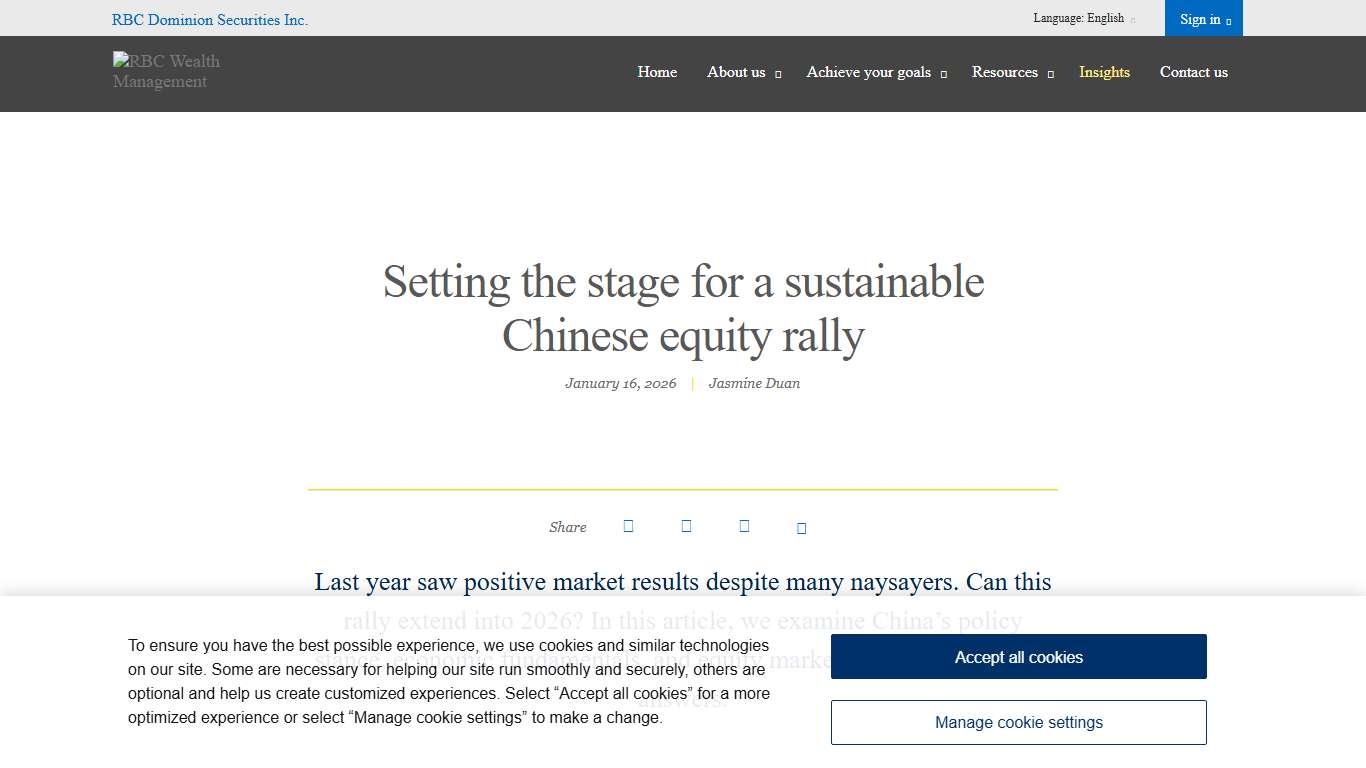 Amelia Zhang - Setting the stage for a sustainable Chinese equity rally